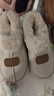 男女同款冬季2025年新款厚底雪地靴加绒加厚保暖棉鞋百搭外穿棉拖 6609棉鞋-米色 36 -37适合35-36 实拍图