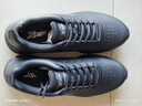 特步运动鞋男鞋跑鞋冬季皮面防水轻便减震健身休闲慢跑步鞋子男黑色 实拍图
