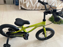 优贝（RoyalBaby）儿童自行车镁合金男女单车 月亮系列3-5岁 宇航员14寸 柠檬绿 实拍图