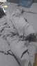 京东京造 悦柔床单单件 120g加厚耐用 A类磨毛床罩 180x230cm 科技灰 实拍图