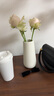 枔北 陶瓷花瓶花艺装饰摆件 日式轻奢高级感插花水养瓷器客厅装饰品 思慕白色小号花瓶(高约20厘米) 尺寸参考详情 实拍图