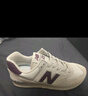 NEW BALANCE NB574官方休闲鞋女鞋复古舒适秋冬透气网鞋轻便百搭潮流运动鞋 米白色 WL574RCF 35 (脚长22cm)尺码详询客服 实拍图