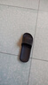 京东京造【抗菌皮纹拖】eva软弹家居防臭浴室新款拖鞋男士黑色44-45 实拍图