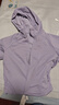 优衣库女装双面穿防风摇粒绒拉链连帽外套户外防水冬季新款479697 479697/71浅蓝紫色 L 实拍图