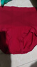 高腰无痕舒适收腹裤蚕丝底裆轻塑裤塑身提臀内裤女 红色 2XL 【140-160斤】 实拍图