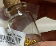 喜上眉梢喜饰黄金古法金珠999足金散珠硬金光面磨砂转运珠路路通圣诞礼物 3mm 重版光珠两颗 0.2g 实拍图