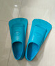 英发（YINGFA）游泳脚蹼 专业训练舒适自由泳浮潜提速助划软橡胶蛙鞋彩蓝 XXXS码 实拍图