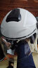 雅迪（yadea）新国标3c认证A类头盔 骑行电动车电瓶摩托车男女通用四季款K1 云初白 实拍图