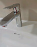 九牧（JOMOO）卫浴龙头台盆硅黄铜冷热双控单把方形手柄面盆龙头32349-590/1B-Z 实拍图