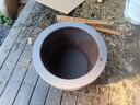 奥亚森 景德镇仿古陶瓷鱼缸大水缸庭院瓷缸睡莲盆荷花缸碗莲缸乌龟缸 陶缸-拉丝深缸小号 直径42cm 实拍图