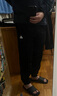 匹克针织运动裤男冬季跑步加绒梭织长裤休闲裤运动服男直筒裤束脚裤子 【秋冬加绒束脚裤4007】黑色 M (170) 实拍图