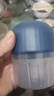 绞肉机小型打蒜器家用绞蒜切蒜器多功能辅食料理机电动蒜泥神器蒜蓉机自动切菜机压蒜器 蓝色-升级大电机 0.26L （塑料杯） 实拍图