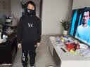 芭麦图嘉豪同款卫衣艾伦沃克青少年儿童隔壁班舞团战 A款卫衣+裤子套装 140 加绒款cm 适合体重65斤左右 实拍图
