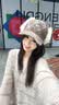 CACUSS棒球帽女冬季格纹保暖大头围鸭舌帽防寒护耳雷锋帽子女 焦糖拿铁 实拍图