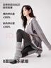 宝娜斯打底裤女加绒光腿神器秋冬棉竖条加厚保暖瘦腿光腿连裤袜 实拍图