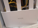 Tenda腾达路由器【千兆WiFi6+穿墙王】无线AX3000信号增强家用放大器Mesh国家补贴金榜一名云霄白立式 实拍图