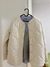 无印良品（MUJI） 女式 蓬松棉服绗缝夹克 女装外套女款棉衣25年秋冬 BD10NA5A 象牙色 M (160/84A) 实拍图