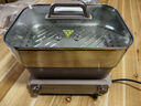 美的（Midea）电火锅钛陶0氟多功能锅不锈钢蒸锅鸳鸯火锅专用锅超薄速沸多功能一体电锅煎烤料理锅DLS332266S 实拍图