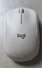 罗技（Logitech）M221 轻音鼠标 无线鼠标 办公鼠标 对称鼠标 带无线微型接收器 米白色 实拍图