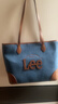 Lee复古托特包手提单肩大容量电脑包女包男女士通勤新年情人节礼物 实拍图