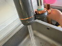 美的（Midea）净水器水龙头过滤器家用自来水滤水器直饮前置过滤器厨房卫生间通用除水垢除余氯双出水可清洗滤芯 一机三芯【两年免换滤芯】 实拍图