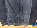真维斯（JEANSWEST）牛仔裤男2025秋冬青年男士宽松直筒长裤弹力休闲长裤蓝色薄款31 实拍图