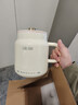 JIEXG养生壶 热牛奶杯 养生杯 煮茶花茶银耳静音 热牛奶神器烧水壶办公室烧水杯 热奶杯 0.8L 【带滤网】多功能炖煮 实拍图