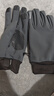 Naturehike挪客防泼水软壳手套防滑冬季加绒厚保暖骑行跑步运动开车登山防寒 月影灰 L 实拍图