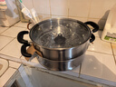 爱仕达（ASD）蒸锅双层不锈钢蒸锅 家用炖蒸煮一体汤锅26CM大容量蒸笼QVL1526WG 实拍图