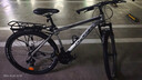 凤凰自行车成年人男女变速自行车青少年单车越野公路车学生山地自行车 铝架/蓝图变速/正新轮胎/条轮灰 24速26寸【适合155-185cm】 实拍图