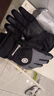 目丸保暖手套男女户外冬天骑行防寒风加绒厚触屏女防水冬季棉滑雪手套 4#雪花圆标黑色（拼色男款） 实拍图