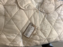 春秋季轻薄款女士新款小棉袄短款纯色翻领薄款外套棉衣女百搭棉服 米白 4XL 建议125-140斤 实拍图