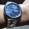 欧品客瑞士认证品牌手表男机械表全自动男表进口机芯夜光防水男士手表 升级加强版-钢带本蓝-终身保 实拍图