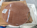 美厨（maxcook）乌檀木砧板菜板 圆形整木加厚案板和面板 33*33*3cm 中号MCPJ8277 实拍图