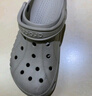 CROCS卡骆驰洞洞鞋贝雅男鞋女鞋轻便耐磨一脚蹬拖鞋休闲鞋|10126 卵石色-2V3 37 /38(230mm) 实拍图