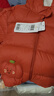 巴拉巴拉童装儿童羽绒服宝宝男女童2025冬装新款婴儿外套保暖上衣泡芙羽绒 红色小南瓜61003-白鸭绒 100 （充绒量81g 适合2-3岁） 实拍图