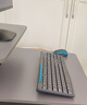 罗技（Logitech）MK275 键鼠套装 无线键鼠套装 办公键鼠套装 全尺寸 商务键鼠套装 带无线2.4G接收器 黑蓝色 实拍图