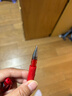 斑马牌（ZEBRA）【热门商品】中性笔 0.5mm子弹头签字笔 学生标记笔走珠水性笔 C-JJ100 JELL-BE 红色 单支装 实拍图