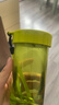 特百惠（Tupperware）雅致300ML塑料杯男女士学生儿童夏季水杯子户外便携口袋杯 嫩草绿 实拍图