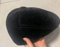 安振毅 中老年帽子男冬季加绒加厚保暖护耳老人帽子爸爸爷爷鸭舌帽 加绒加厚【内含护耳】  黑色 均码 实拍图