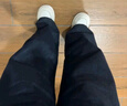 优衣库女装男装宽松廓形牛仔裤/弯刀镰刀裤子25秋冬新款479000 08 深灰色 25 /160/64A 实拍图