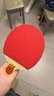双鱼乒乓球拍直拍双拍套装 初学者兵兵球拍2只装附3球 026A  实拍图