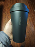 乐扣乐扣（LOCK&LOCK）遇见元气保温保冷咖啡杯弹跳盖男女颜值水杯400ML黑色LHC3271BLK 实拍图