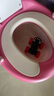 世纪宝贝（babyhood）大眼仔座便器 儿童小马桶坐便器 男女宝宝便携小便盆 PU软垫107粉 实拍图