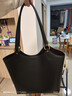 蔻驰（COACH）经典标志DAY 暗扣托特包单肩包大容量复古斜挎包早秋女包 B4/黑色 实拍图