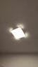 惠普精工吸顶灯led卧室现代简约餐厅中山灯具方50*50cm遥控三色 实拍图