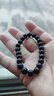 雅薇妮纯黑乌金天然黑曜石手链男士女款貔貅佛珠手串本命年饰品 黑曜石手串全珠款8mm 实拍图