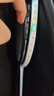 李宁（LI-NING）羽毛球拍雷霆小钢炮黑色全碳素专业进攻型单拍4U已拉线AYPT307-4 实拍图