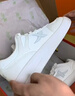 特步板鞋男女秋冬休闲鞋百搭低帮运动鞋潮流滑板鞋舒适小白鞋 白色-女子 【新旧版随机发货】 38 实拍图