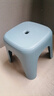 禧天龙（Citylong）家用塑料凳板凳 简约耐磨加厚儿童凳 浴室凳子 节节方凳 石青 实拍图